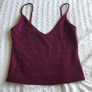 Sparkle crop top